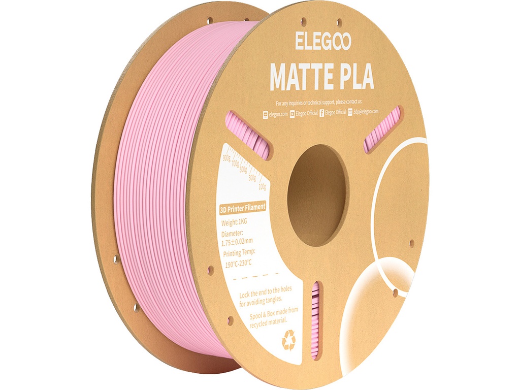 [109393440280] ELEGOO PLA MATTE 1,75mm SAKURA PINK 1kg