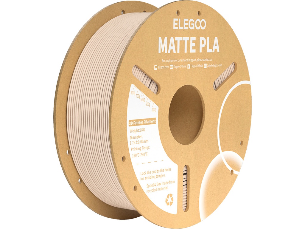 ELEGOO PLA MATTE 1,75mm BEIGE 1kg