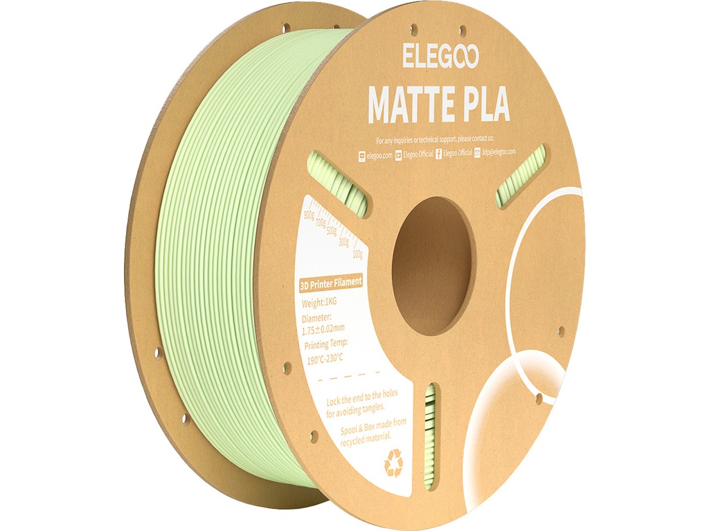 ELEGOO PLA MATTE 1,75mm MINT GREEN 1kg