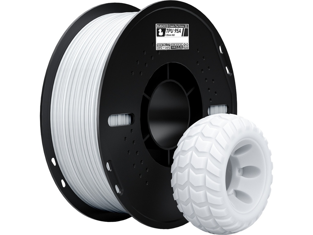 ELEGOO TPU 1,75mm WHITE 1kg