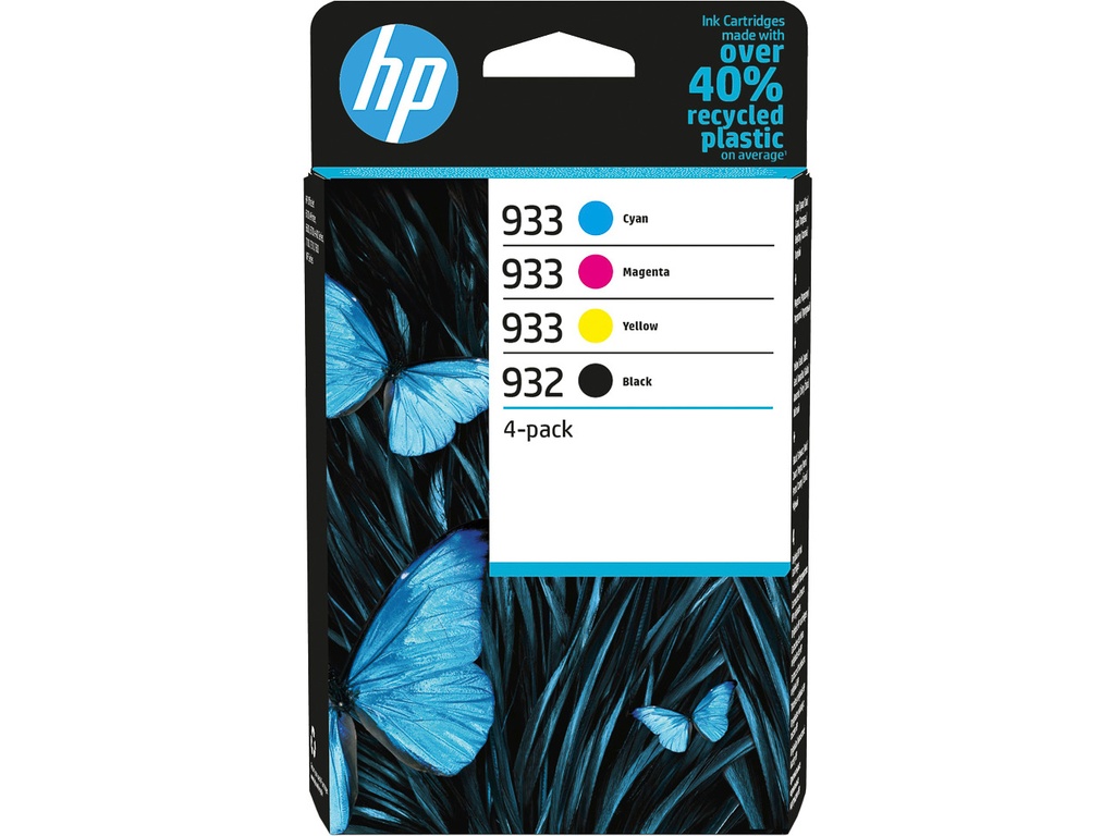HEWLETT PACKARD 6ZC71AE#LS1 HP 932/933 OJ ink (4) cmyk