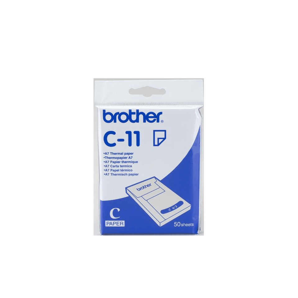[116005440013] Brother C-11 thermal papier A7
