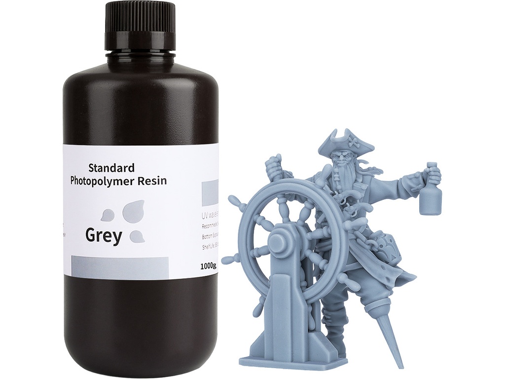 ELEGOO UV/LCD STANDARD RESIN GREY 1kg