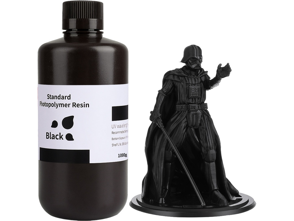 ELEGOO UV/LCD STANDARD RESIN BLACK 1kg