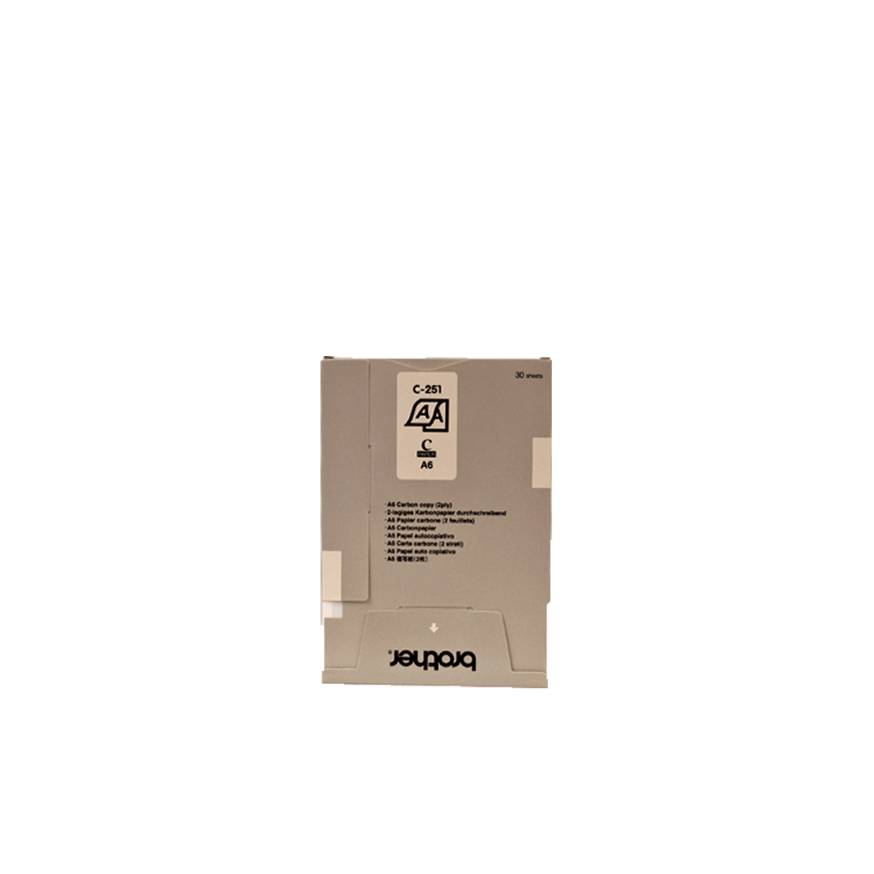 [116005440021] Brother C251S carbonpapier 30 vel A6