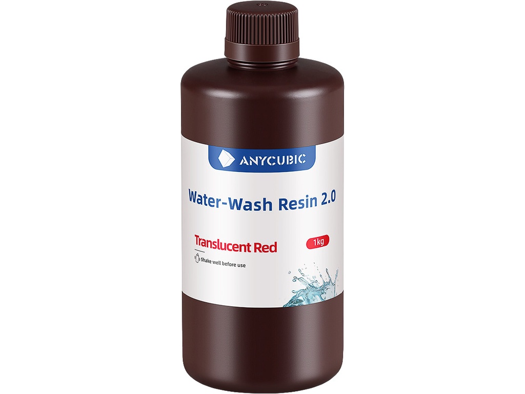 ANYCUBIC UV/LCD STANDARD TANSLUCENT RED 1kg