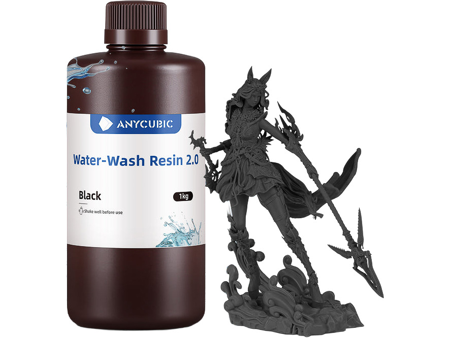 [109424440015] ANYCUBIC UV/LCD WASHABLE BLACK 1kg