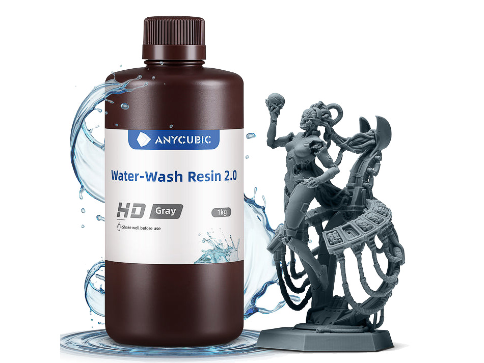 ANYCUBIC UV/LCD WASHABLE HD GREY 1kg