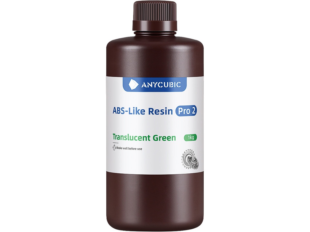 [109424440035] ANYCUBIC UV/LCD ABS LIKE PRO2 TRANSL GREEN 1kg