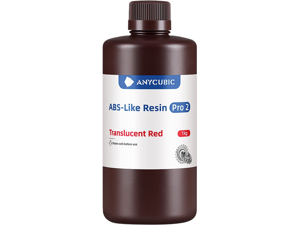 ANYCUBIC UV/LCD ABS LIKE PRO2 TRANSLUCENT RED 1kg