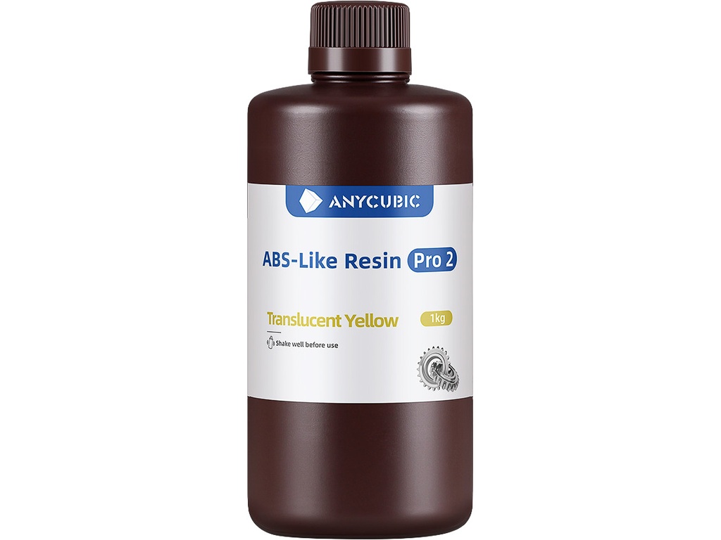 [109424440041] ANYCUBIC UV/LCD ABS LIKE PRO2 TRANSL YELLOW 1kg