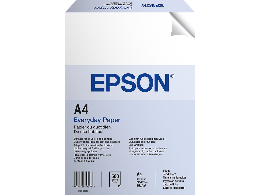 [800015440026] EPSON C13S450075 EPSON Every Day paper A4 500