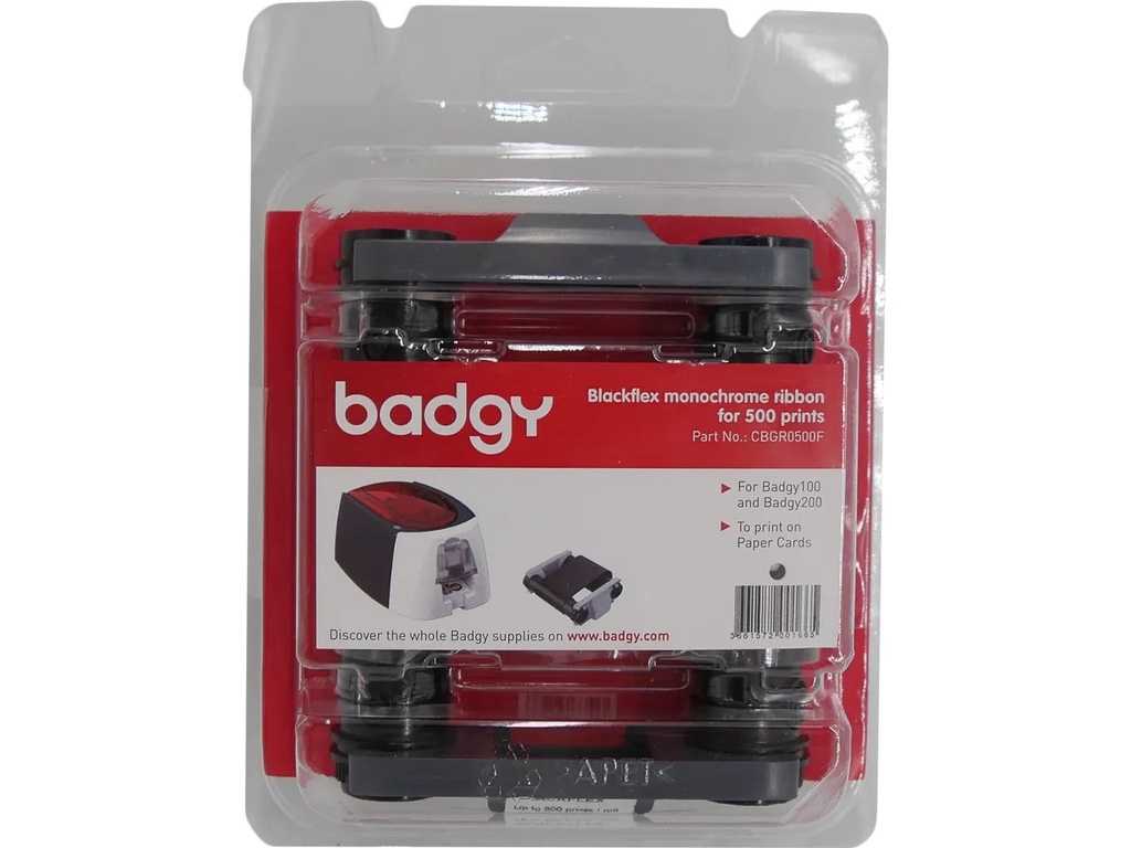 [116871440010] EVOLIS CBGR0500F EVOLIS BADGY BLACKFLEX