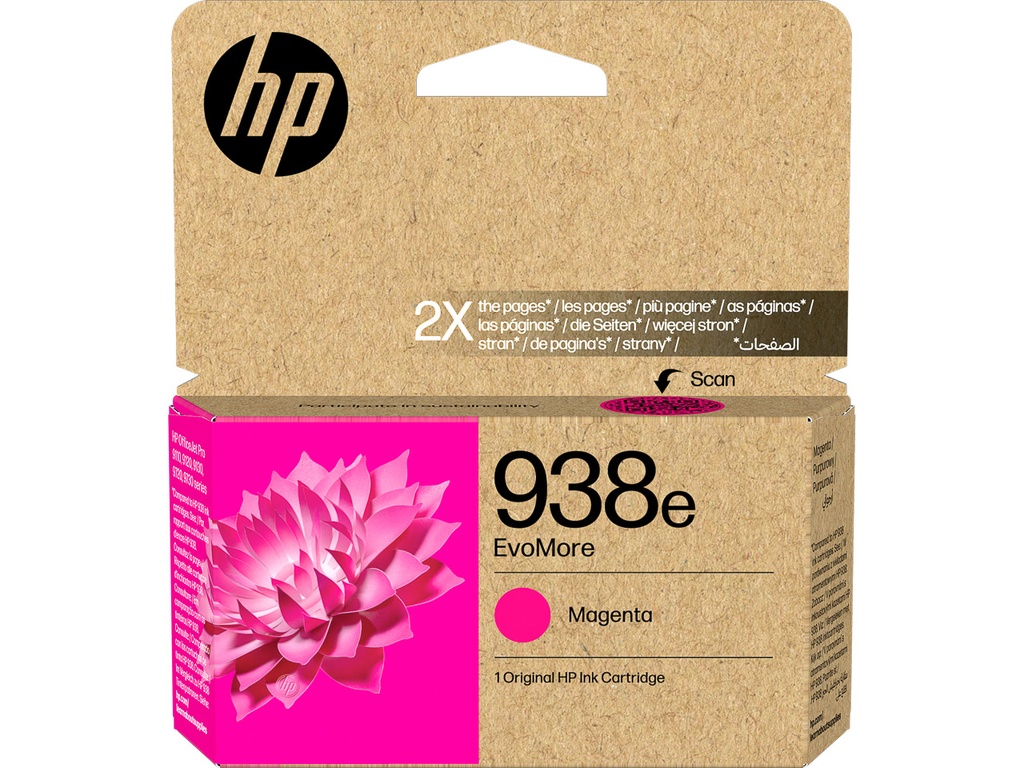HEWLETT PACKARD 4S6Y0PE#LS1 HP 938E OJ PRO ink magenta