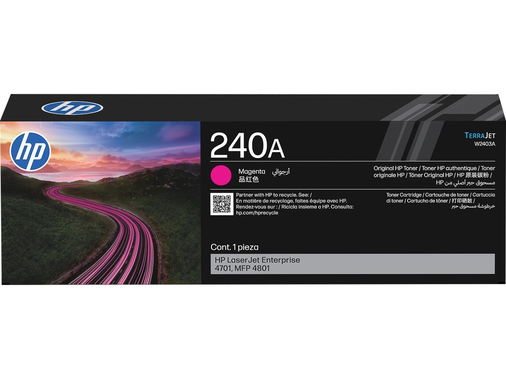 HEWLETT PACKARD W2403A HP 240A CLJ cartridge magenta ST