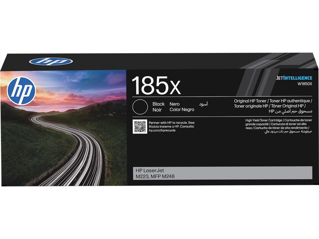 HEWLETT PACKARD W1850X HP 185X LJ cartridge black HC