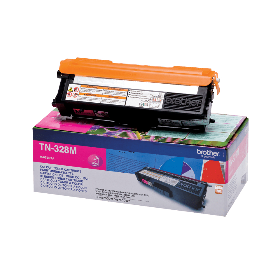 [120005440129] Brother TN-328M tonercartridge 1 stuk(s) Origineel Magenta