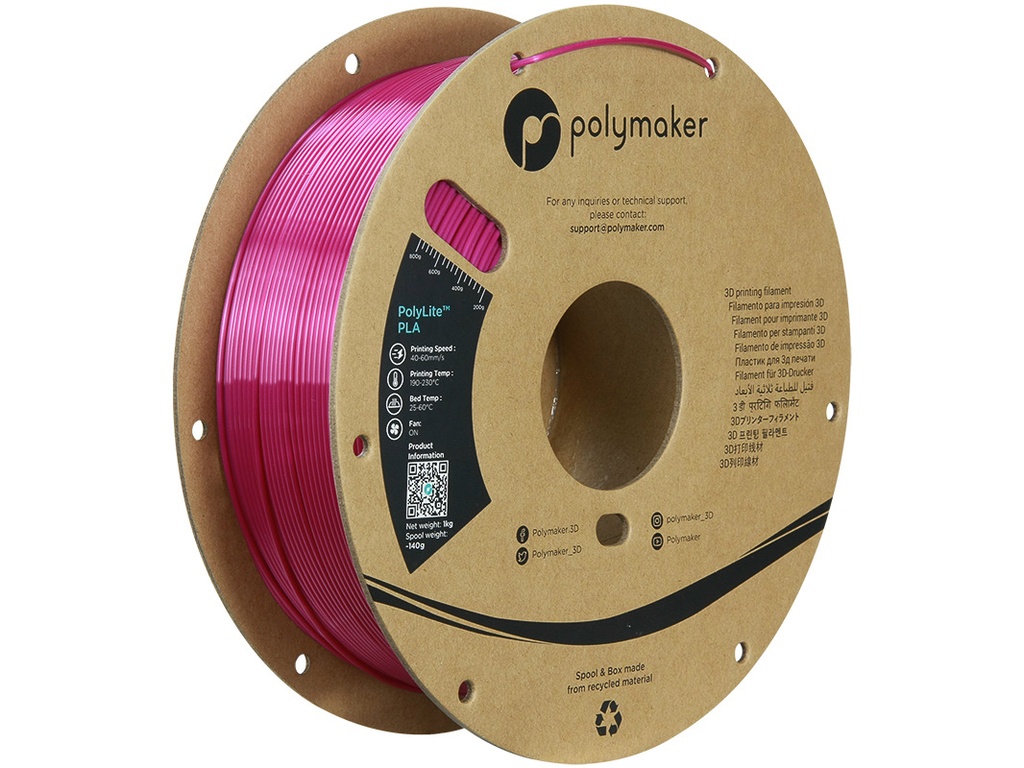POLYMAKER SILK PLA 1,75mm MAGENTA 1kg
