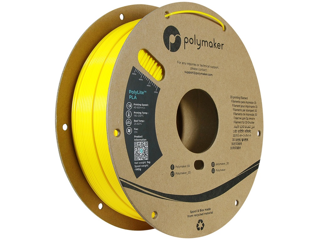 POLYMAKER SILK PLA 1,75mm YELLOW 1kg