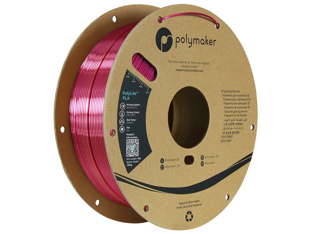 POLYMAKER SILK PLA 1,75mm BANQUET GOLD-MAG 1kg
