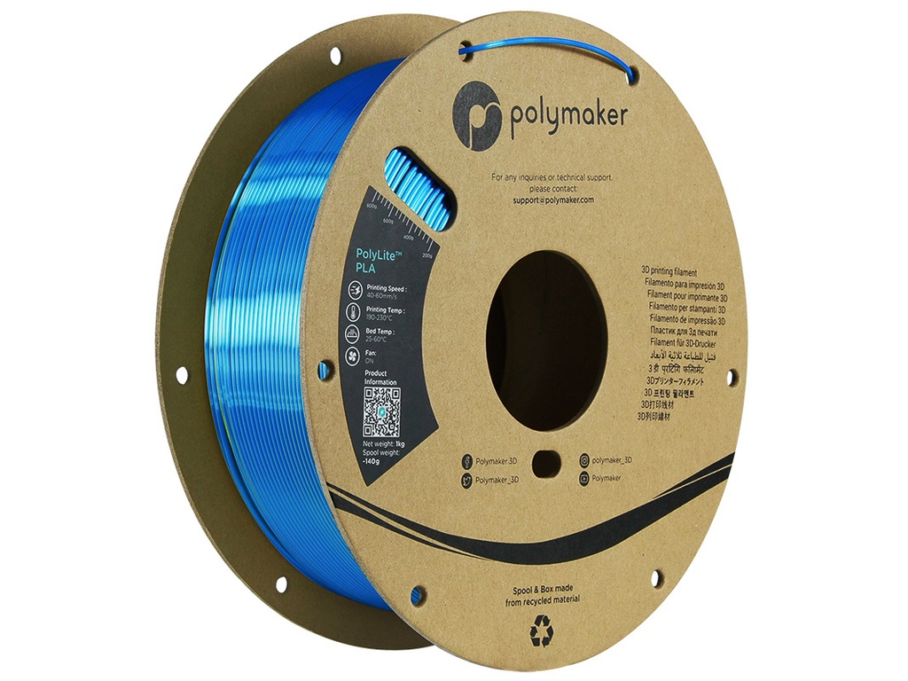 POLYMAKER SILK PLA 1,75mm CHAMELEON YELLO BLUE 1kg