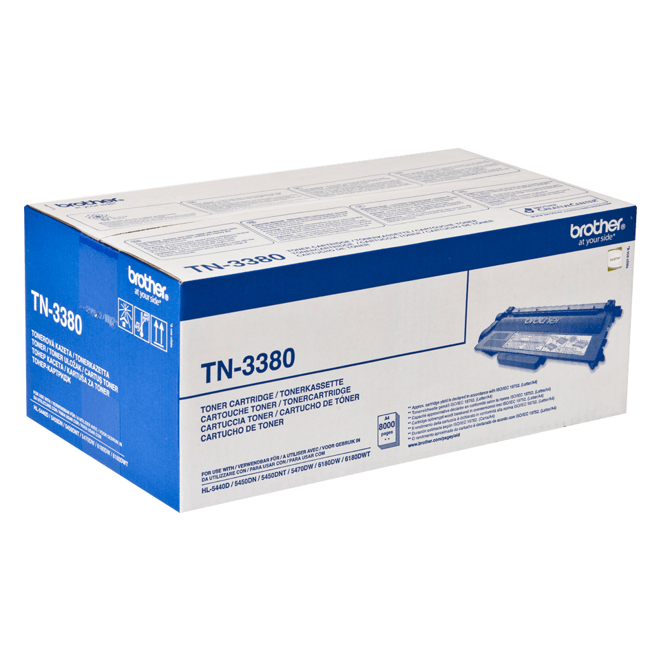 Brother TN-3380 tonercartridge 1 stuk(s) Origineel Zwart