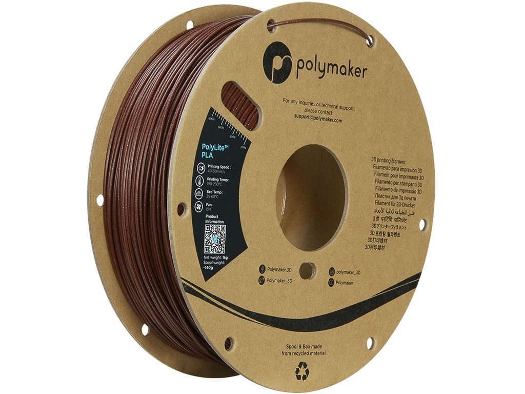 POLYMAKER PLA GALAXY 1,75mm DARK RED 1kg