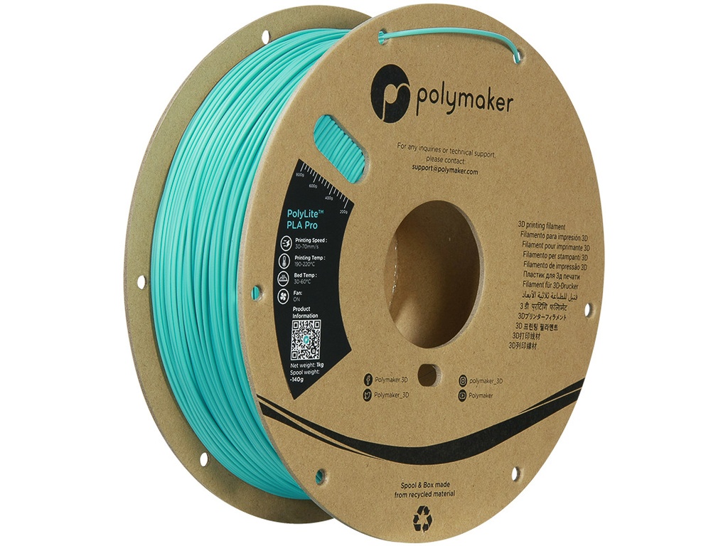 POLYMAKER PLA PRO 1,75mm TEAL 1kg