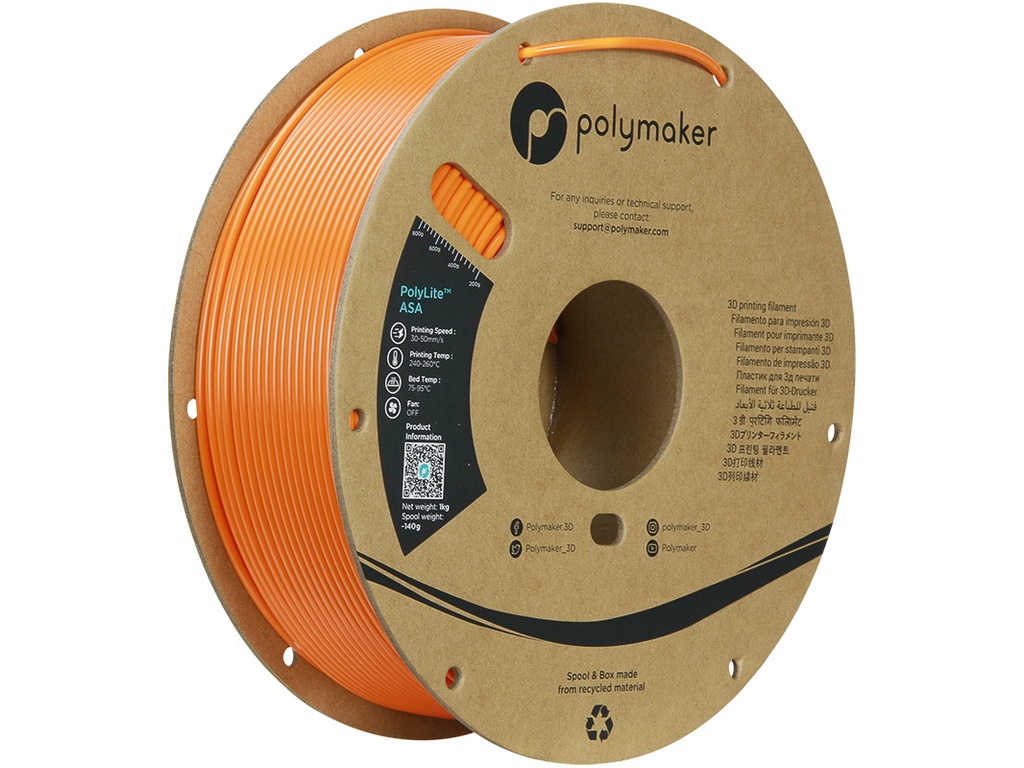 [109423440682] POLYMAKER ASA 2,85mm ORANGE 1kg