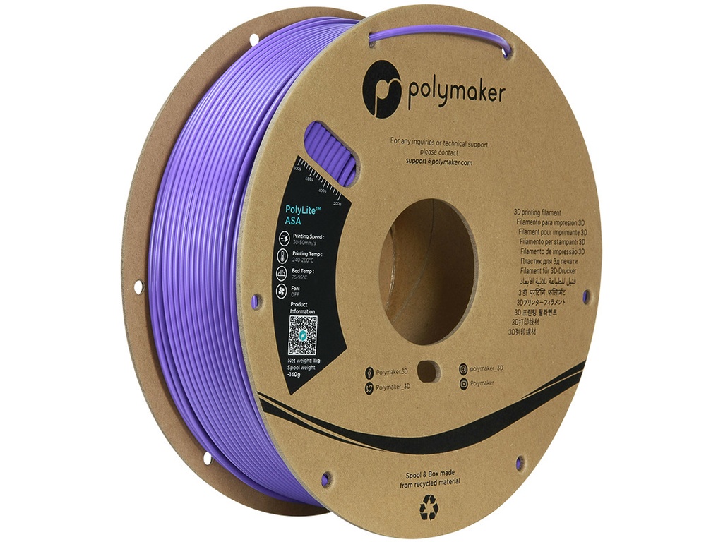 [109423440683] POLYMAKER ASA 2,85mm PURPLE 1kg