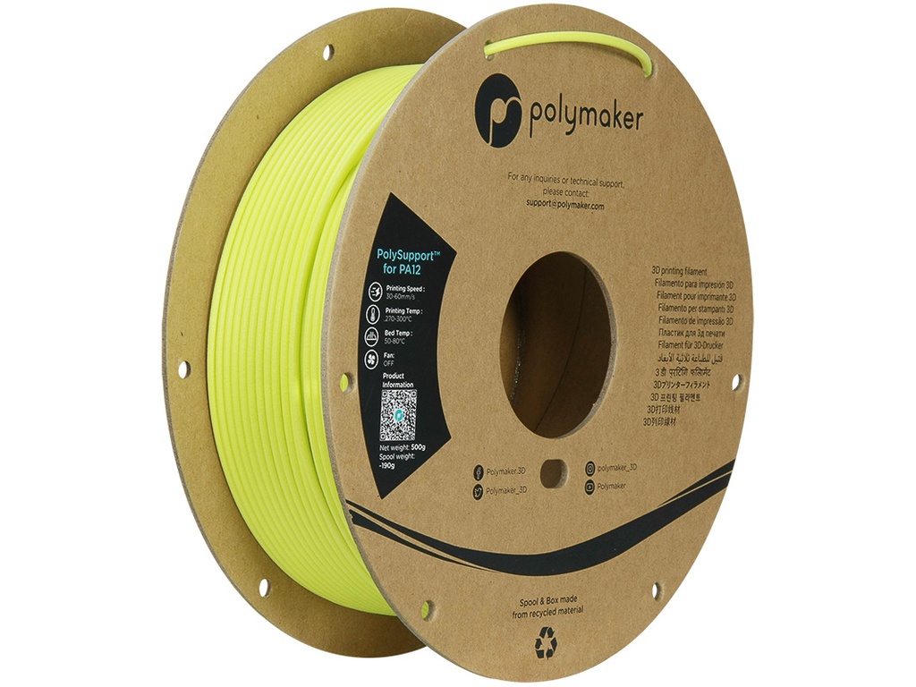 [109423440705] POLYMAKER PA12-BREAKAWAY 2,85mm GRASS GREEN 0,5kg