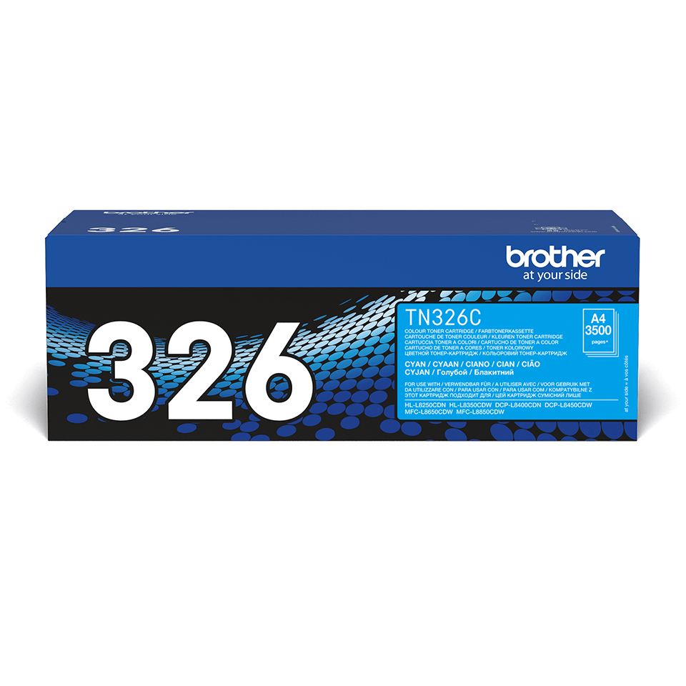 [120005440186] Brother TN-326C tonercartridge 1 stuk(s) Origineel Cyaan