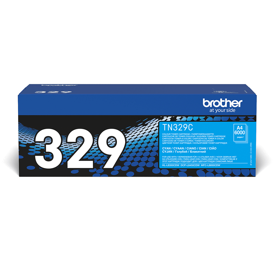 [120005440190] Brother TN-329C tonercartridge 1 stuk(s) Origineel Cyaan