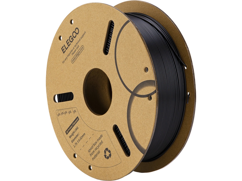 [109393440001] ELEGOO PLA 1,75mm BLACK 1kg