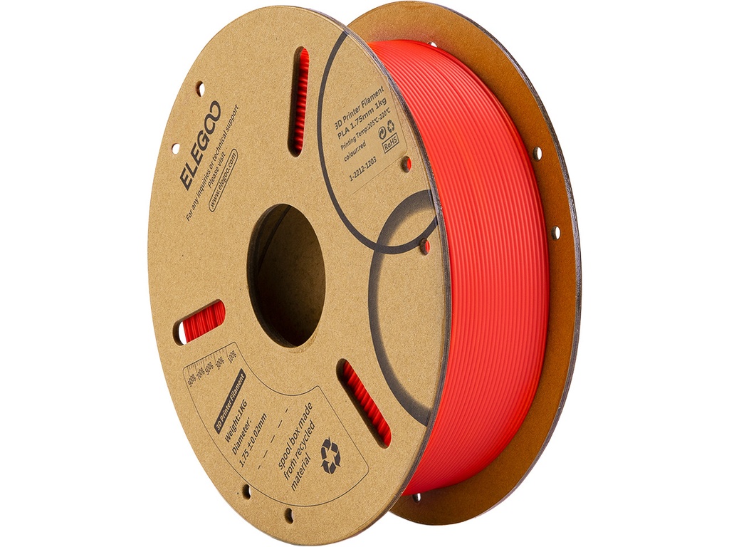 [109393440004] ELEGOO PLA 1,75mm RED 1kg