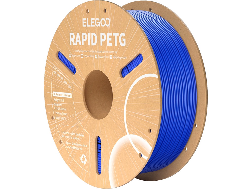 [109393440076] ELEGOO RAPID PETG 1,75mm BLUE 1kg