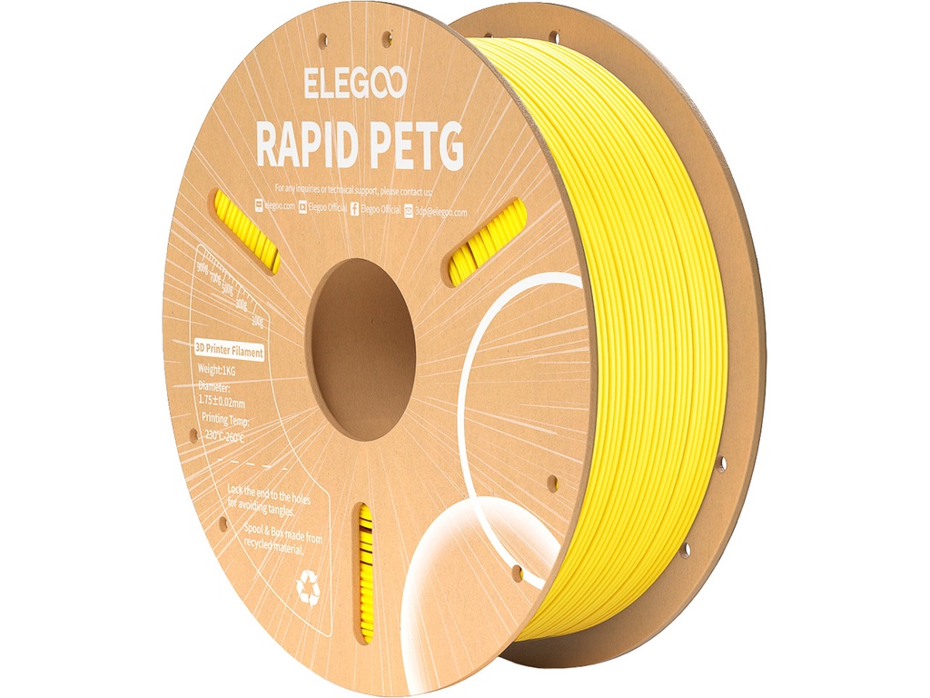 [109393440078] ELEGOO RAPID PETG 1,75mm YELLOW 1kg