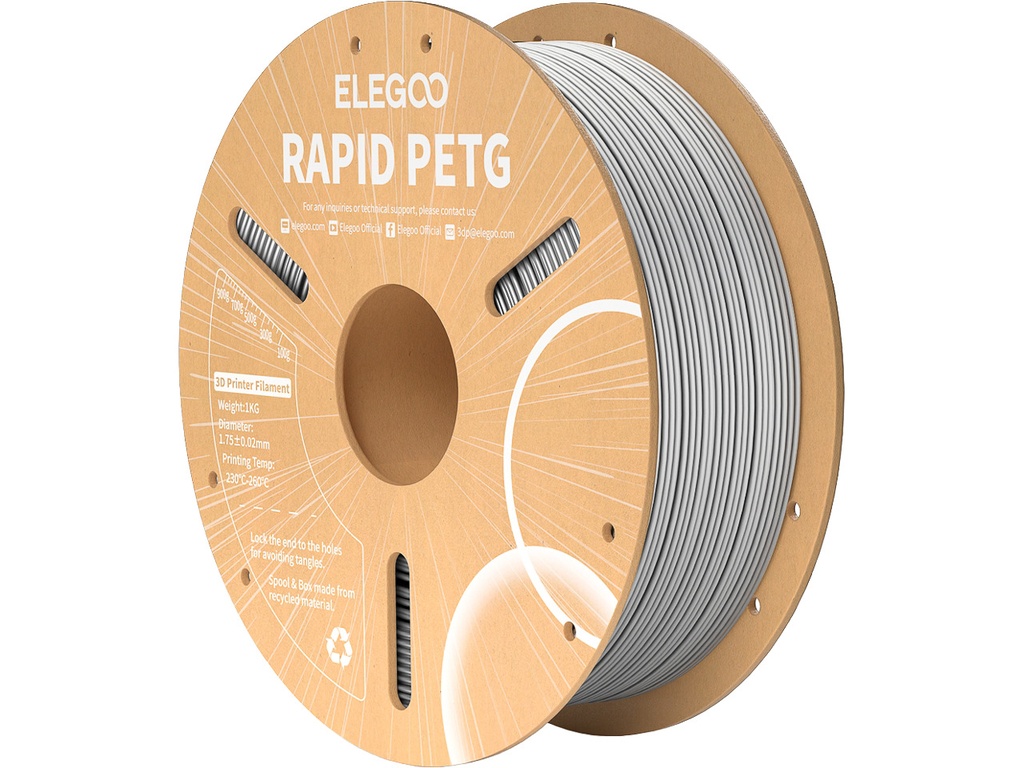[109393440079] ELEGOO RAPID PETG 1,75mm GREY 1kg