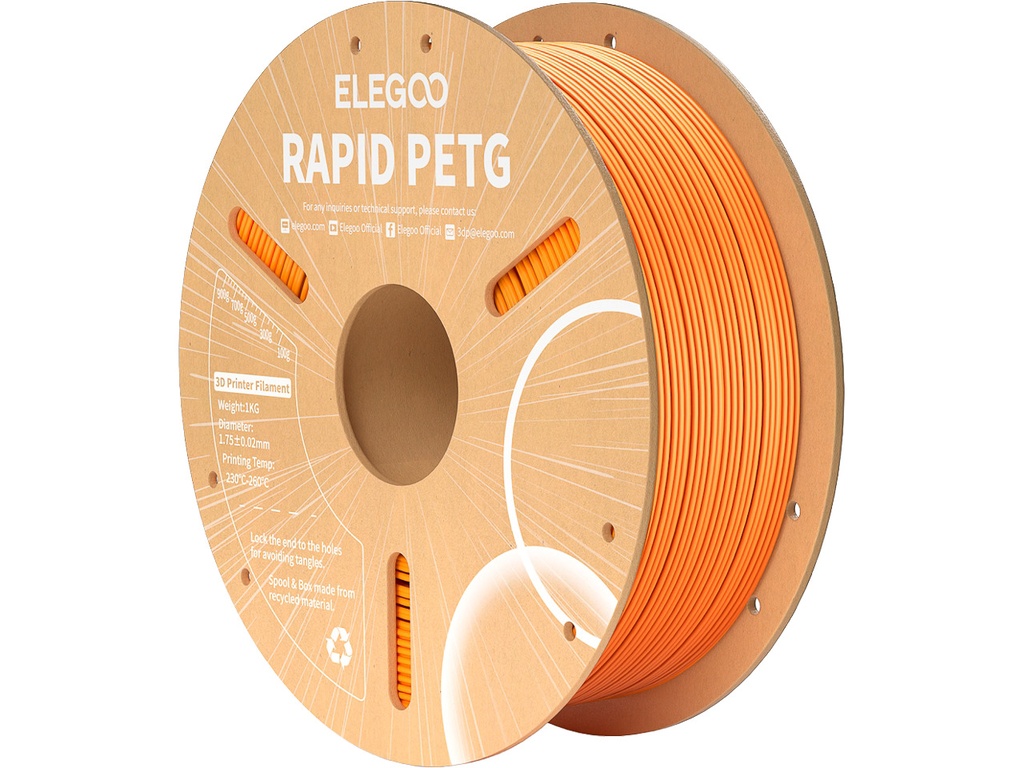 [109393440080] ELEGOO RAPID PETG 1,75mm ORANGE 1kg