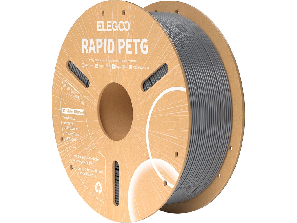 [109393440084] ELEGOO RAPID PETG 1,75mm SPACE GREY 1kg