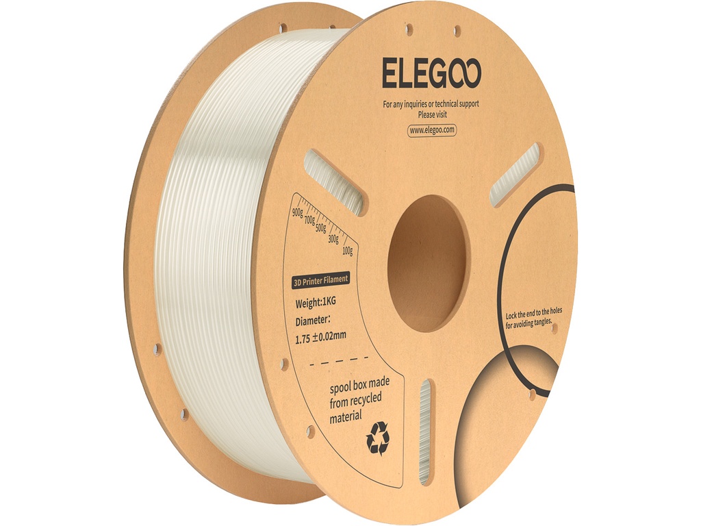 [109393440177] ELEGOO PLA+ 1,75mm TRANSLUCENT 1kg