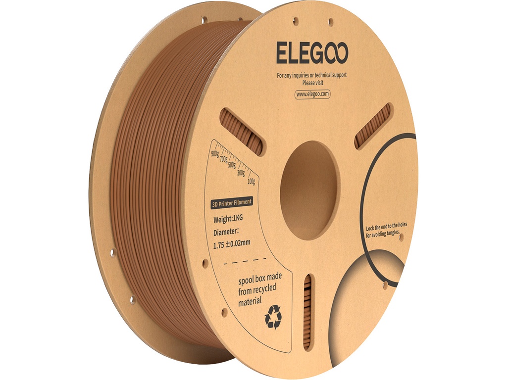 [109393440182] ELEGOO PLA+ 1,75mm BROWN 1kg
