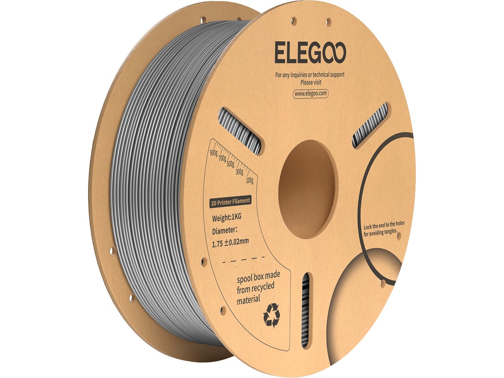 [109393440193] ELEGOO PLA+ 1,75mm SPACE GREY 1kg