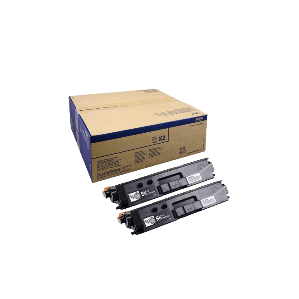 [120005440203] Brother TN-329BKTWIN tonercartridge 2 stuk(s) Origineel Zwart