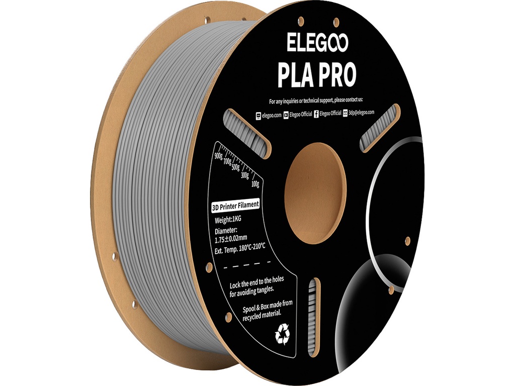 [109393440242] ELEGOO PLA PRO 1,75mm GREY 1kg