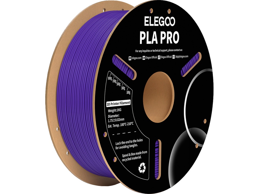 [109393440243] ELEGOO PLA PRO 1,75mm PURPLE 1kg
