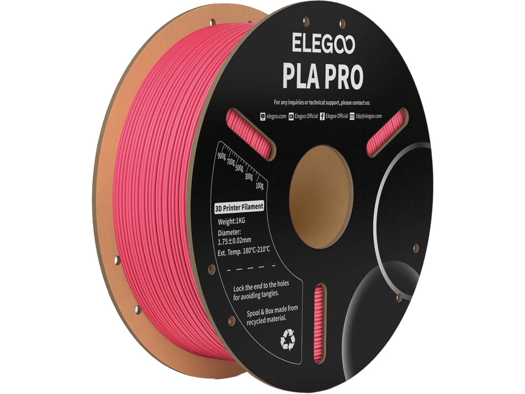 [109393440258] ELEGOO PLA PRO 1,75mm PINK 1kg