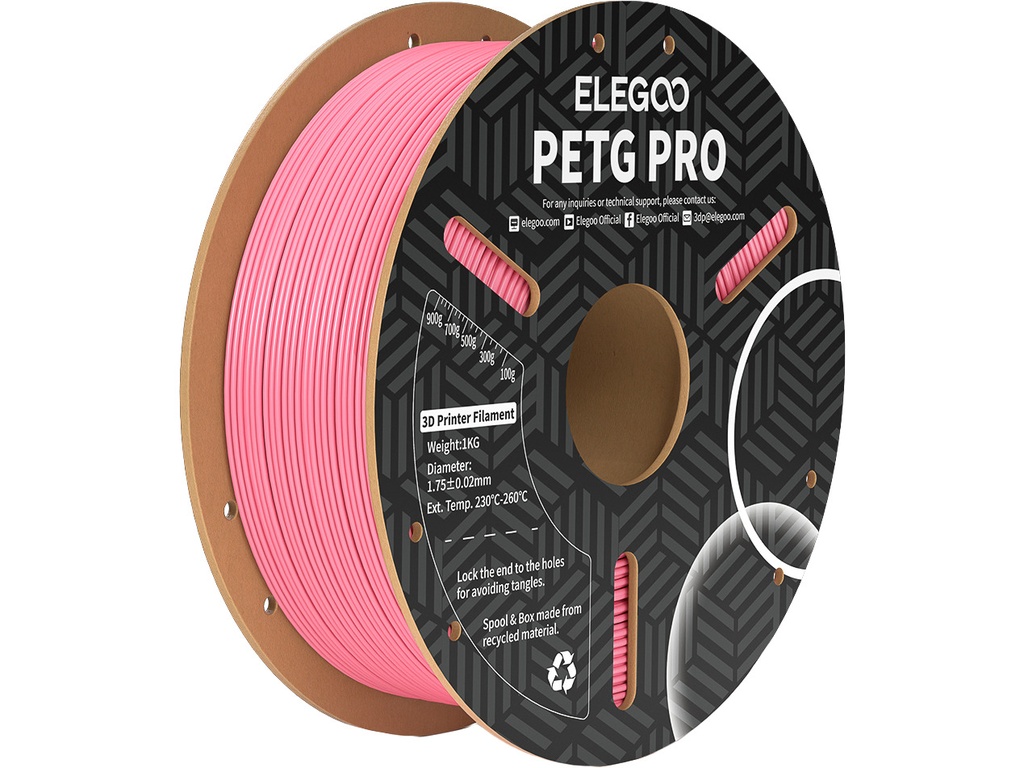 [109393440263] ELEGOO PETG PRO 1,75mm PINK 1kg