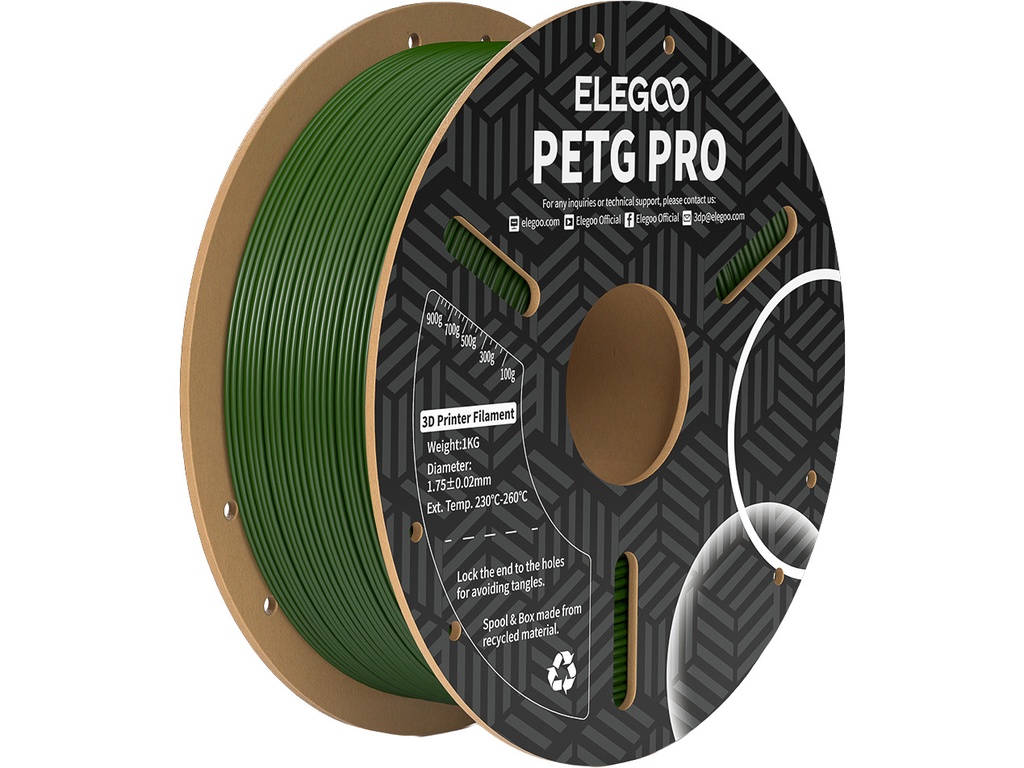 [109393440265] ELEGOO PETG PRO 1,75mm OLIVE GREEN 1kg