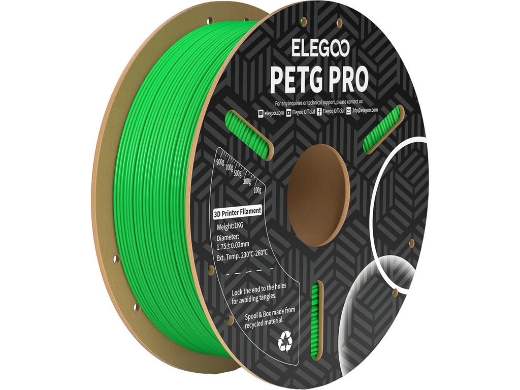 ELEGOO PETG PRO 1,75mm GREEN 1kg